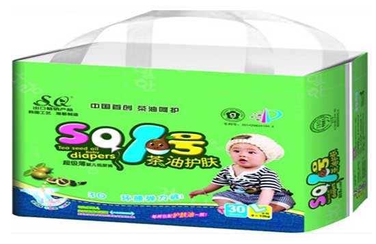 SQ1號茶油護(hù)膚嬰兒紙尿褲L碼