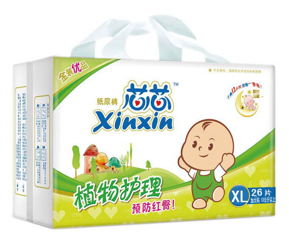 芯芯植物護(hù)理紙尿褲XL26片