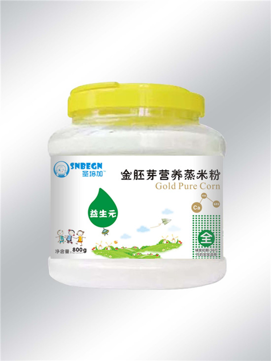 圣培加金胚芽營(yíng)養(yǎng)蒸米粉益生元配方透明大桶裝