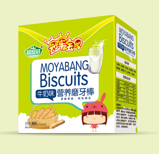 冠軍寶貝牛奶味磨牙棒