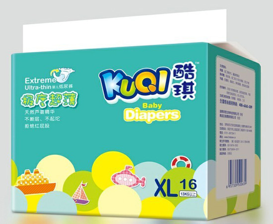 酷琪極度超薄系列尿褲XL16片