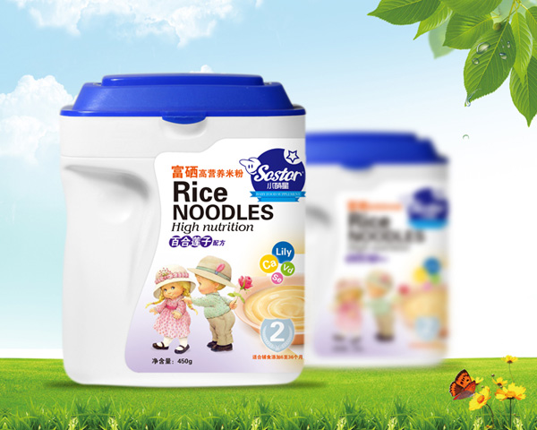 小萌星富硒百合蓮子配方米粉