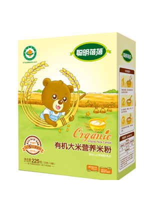 聰明蓓蓓有機大米營養(yǎng)米粉盒